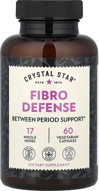 Crystal Star, Fibro Defense, Fibro-Abwehr, 60 pflanzliche Kapseln
