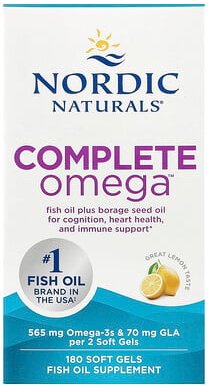 Thumbnail - Nordic Naturals, Complete Omega™, Zitronengeschmack, 180 Weichkapseln