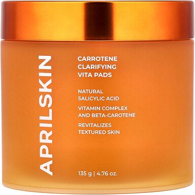 April Skin, Carrotene Clarifying Vita Pads, klärende Vita-Pads mit Carroten, 135 g (4,76 oz.)