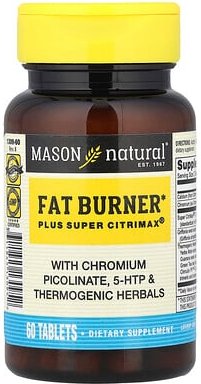 Thumbnail - Mason Natural, Fettbrenner Plus Super Citrimax, 60 Tabletten