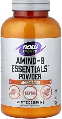 NOW Foods, Sports, Amino-9 Essentials™ Powder, Pulver mit 9 essenziellen Aminosäuren, 330 g (11,64 oz.)