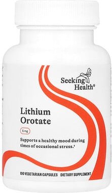 Seeking Health, Lithiumorotat, 5 mg, 100 vegetarische Kapseln