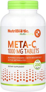 Thumbnail - NutriBiotic, Immunity, Meta-C®, 250 vegane Tabletten