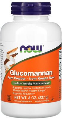 NOW Foods, Glucomannan, reines Pulver, 227 g (8 oz.)