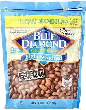 Blue Diamond, Mandeln, leicht gesalzen, 709 g (25 oz.)
