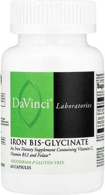 Thumbnail - DaVinci Laboratories, Eisenbisglycinat, 60 Kapseln