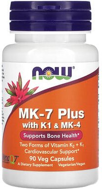 Thumbnail - NOW Foods, MK-7 Plus mit K1 und MK-4, 90 pflanzliche Kapseln