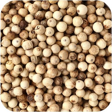 Frontier Co-op, Organic White Peppercorns, weiße Bio-Pfefferkörner, ganz, 453 g (16 oz.)