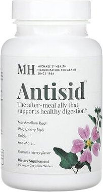 Michael's Health, Antisid, Kirsche, 60 vegane Kauwaffeln