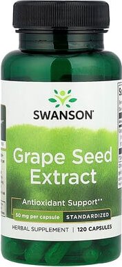 Swanson, Traubenkernextrakt, 50 mg, 120 Kapseln