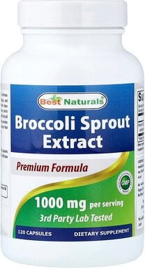 Best Naturals, Brocoli Sprout Extract, Brokkolisprossenextrakt, 120 Kapseln (500 mg pro Kapsel)