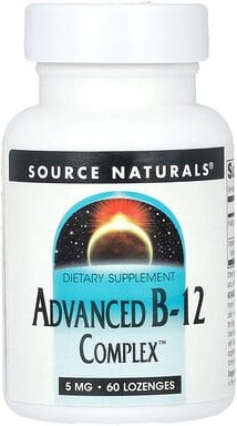 Thumbnail - Source Naturals, Advanced B12 Complex, 5 mg, 60 Lutschtabletten