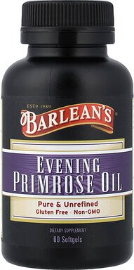 Barlean's, Nachtkerzenöl, 60 Weichkapseln