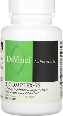 DaVinci Laboratories, B Complex-75, B-Komplex 75, 60 Kapseln