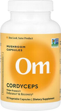 Om Mushrooms, Cordyceps, 90 pflanzliche Kapseln (0,66 g pro Kapsel)