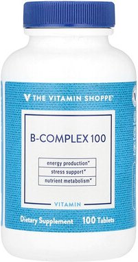 Thumbnail - The Vitamin Shoppe, B-Complex 100, B-Komplex 100, 100 Tabletten