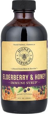 Thumbnail - Zand, Holundersirup mit Apitherapie-Rohhonig, Bio-Apfelessig und Propolis, 240 ml (8 fl. oz.)