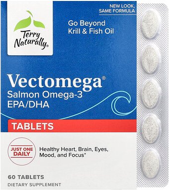 Terry Naturally, Vectomega®, 60 Tabletten
