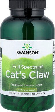 Swanson, Full Spectrum® Cat's Claw, Katzenkralle, 250 Kapseln (500 mg pro Kapsel)