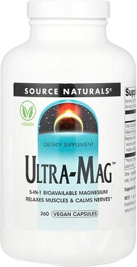 Source Naturals, Ultra-Mag™, 360 vegane Kapseln