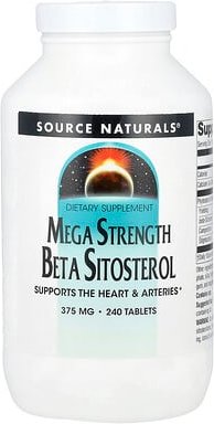 Thumbnail - Source Naturals, Mega Strength Beta Sitosterol, Beta-Sitosterol, extra stark, 240 Tabletten