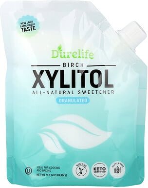 DURELIFE, Birch Xylitol, Birken-Xylit, granuliert, 453 g (1 lb.)