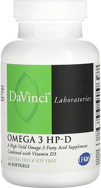 DaVinci Laboratories, Omega 3 HP-D, 60 Weichkapseln