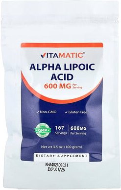 Vitamatic, Alpha-Liponsäure, 100 g (3,5 oz.)