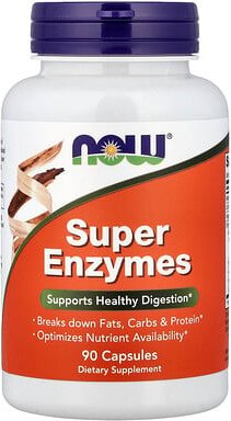 NOW Foods, Super Enzymes, Super-Enzyme, 90 Kapseln