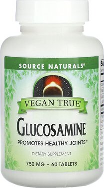 Thumbnail - Source Naturals, Vegan True, Glucosamin, 60 Tabletten