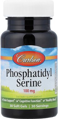 Carlson, Phosphatidyl-Serin, 100 mg, 30 Weichkapseln