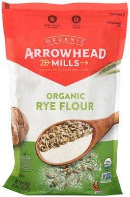 Arrowhead Mills, Bio-Roggenmehl, 567 g (20 oz.)