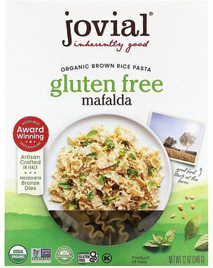 Jovial, Bio-Naturreis-Nudeln, Mafalda, 340 g (12 oz.)