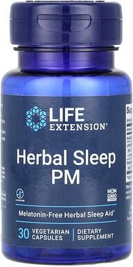Life Extension, Herbal Sleep PM, 30 vegetarische Kapseln