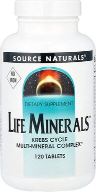 Source Naturals, Life Minerals™, ohne Eisen, 120 Tabletten