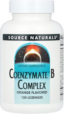 Thumbnail - Source Naturals, Coenzymate™ B Complex, Coenzymat-B-Komplex, Orange, 120 Lutschtabletten