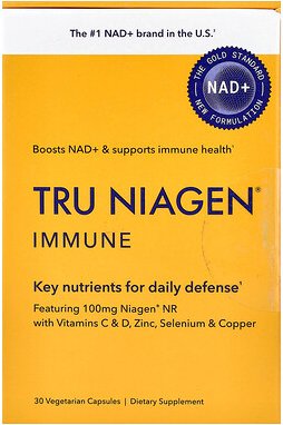 Tru Niagen, Immune, 30 pflanzliche Kapseln