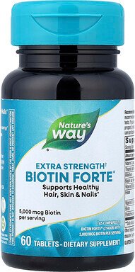 Nature's Way, Biotin Forte®, 60 Tabletten