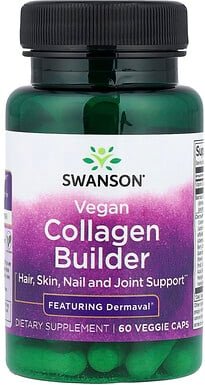 Swanson, Vegan Collagen Builder, 60 Veggie Capsules