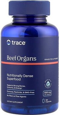 Trace, Beef Organs, 180 Kapseln