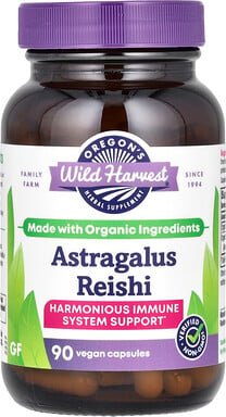 Oregon's Wild Harvest, Astragalus Reishi, Tragant-Reishi, 90 vegane Kapseln