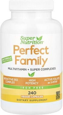 Thumbnail - Super Nutrition, Perfect Family Multivitamin + Vitamin A, Methyl B12, Folate, Vitamin C, and Biotin, perfektes Multivita...