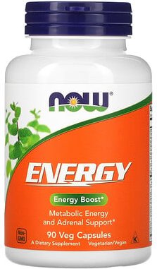 NOW Foods, Energy, 90 pflanzliche Kapseln