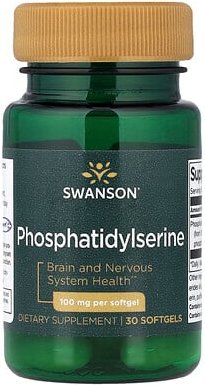 Swanson, Phosphatidylserin, 100 mg, 30 Weichkapseln