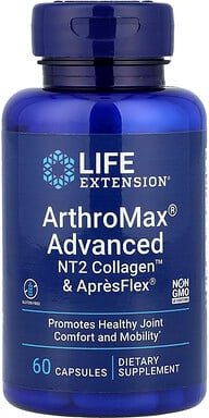 Thumbnail - Life Extension, ArthroMax® Advanced, NT2 Collagen™ & ApresFlex®, Gelenkgesundheit, 60 Kapseln