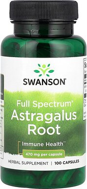 Thumbnail - Swanson, Vollspektrum-Astragalus-Wurzel, 470 mg, 100 Kapseln