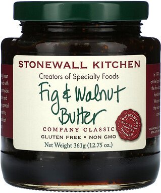 Stonewall Kitchen, Fig & Walnut Butter, Feigen- und Walnussbutter, 361 g (12,75 oz.)