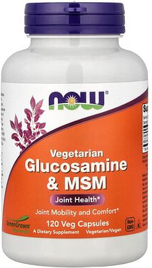 NOW Foods, Vegetarisches Glucosamin und MSM, 120 pflanzliche Kapseln