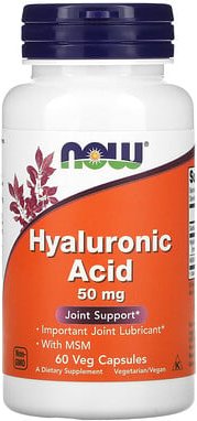 NOW Foods, Hyaluronsäure, 50 mg, 60 vegetarische Kapseln