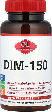 Olympian Labs, DIM-150, 30 pflanzliche Kapseln (150 mg pro Kapsel)